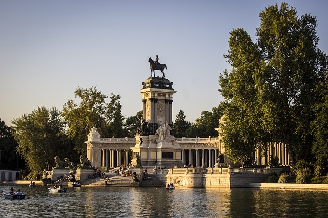 visiter Madrid parc retiro