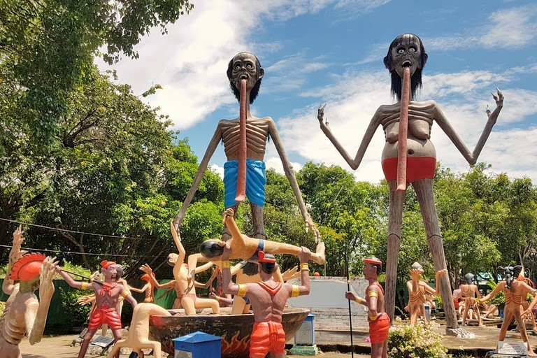 jardins de l’Enfer de Wang Saen Suk en Thaïlande