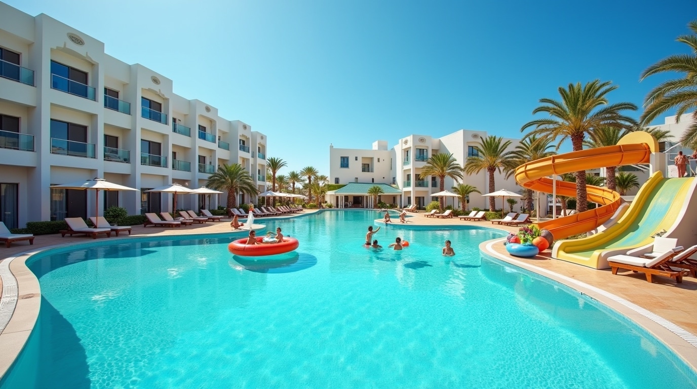 hôtel avec parc aquatique Tunisie