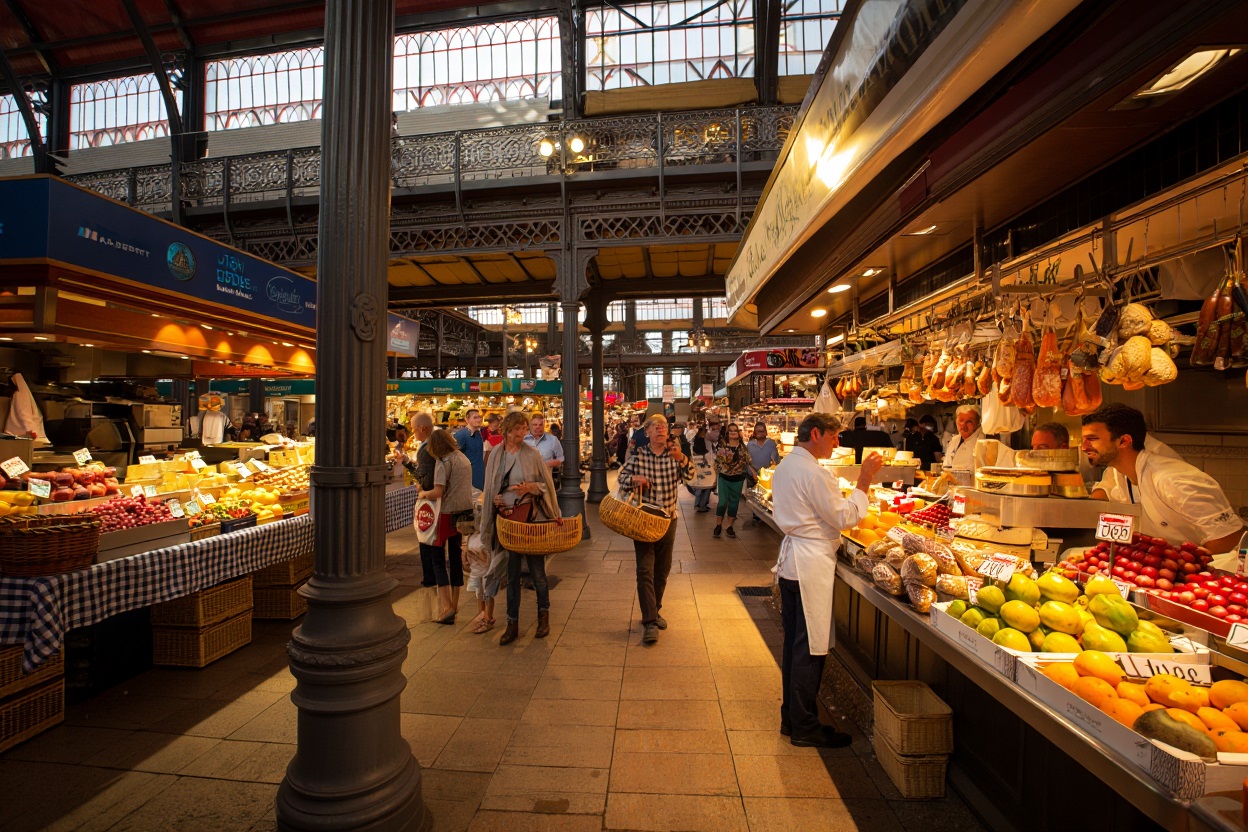 Halles et marchés couverts