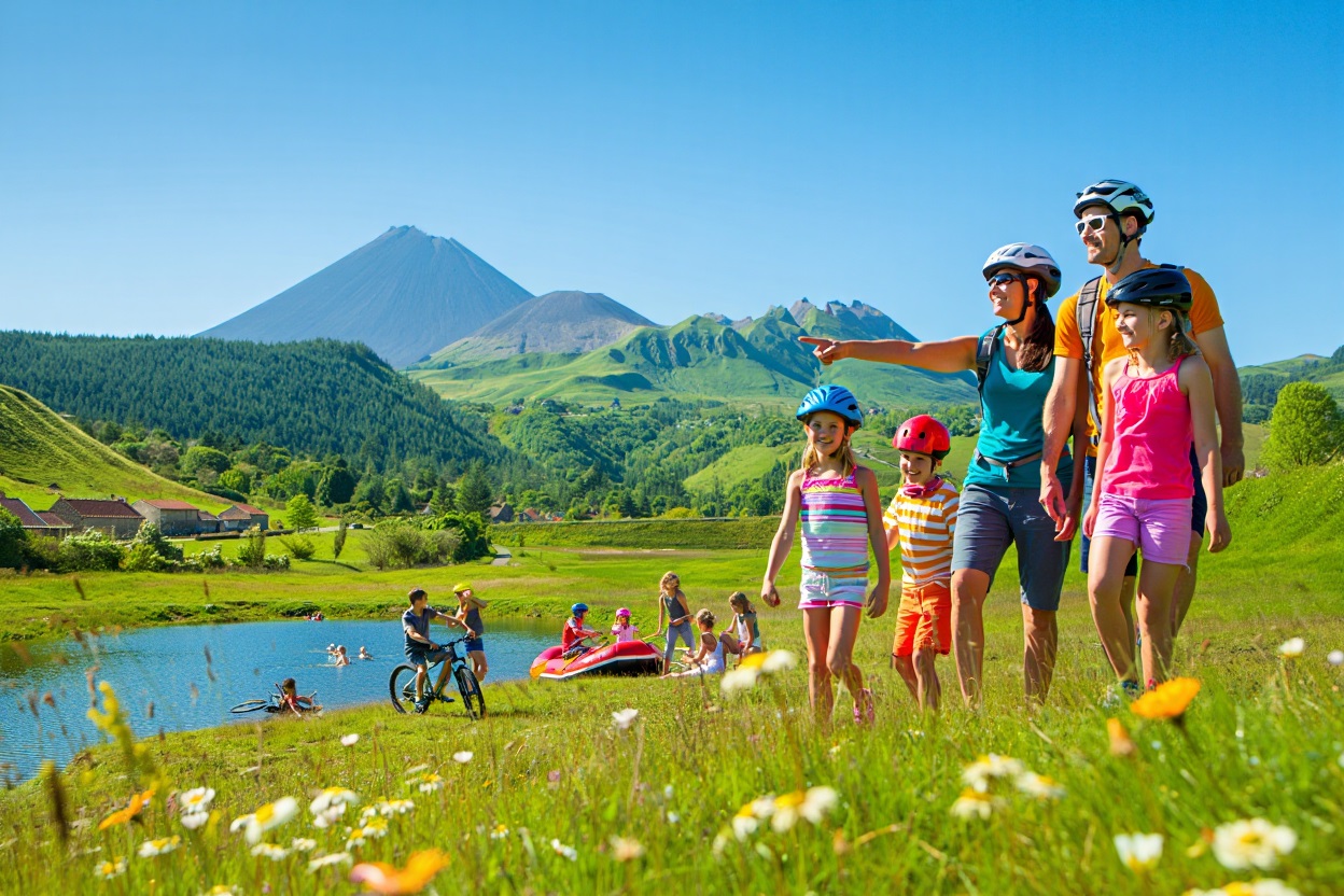 activités à faire en famille en été en Auvergne