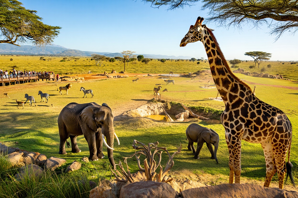 beaux parcs animaliers