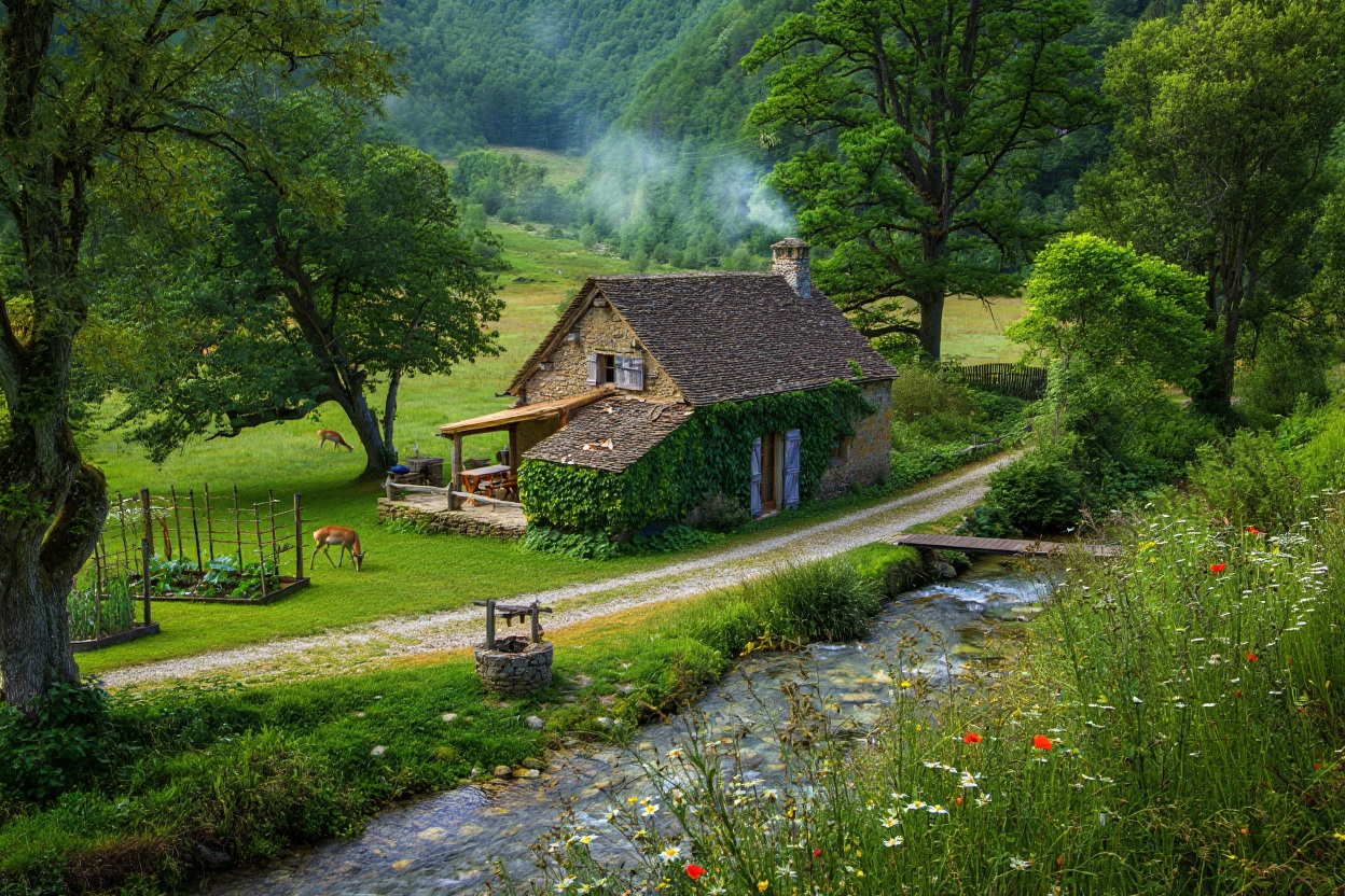 gîtes isolés en pleine nature