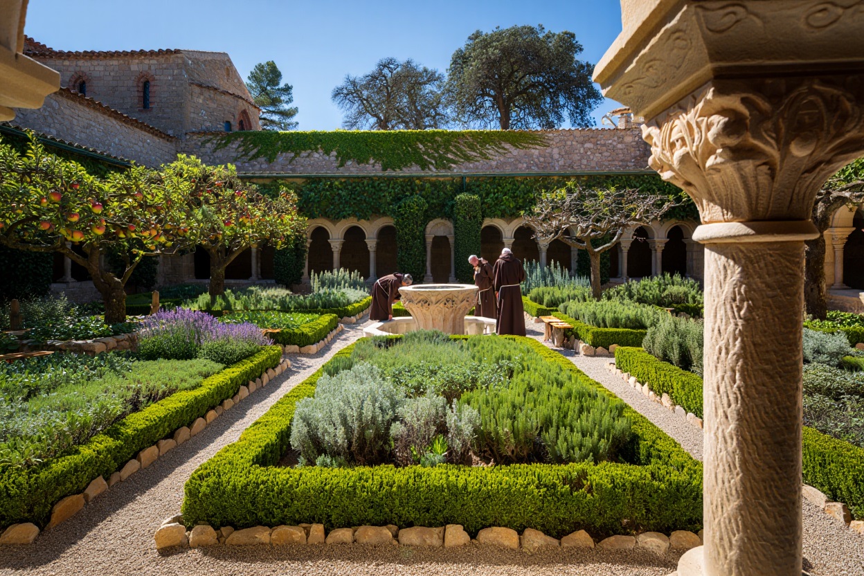 jardins du Moyen-âge