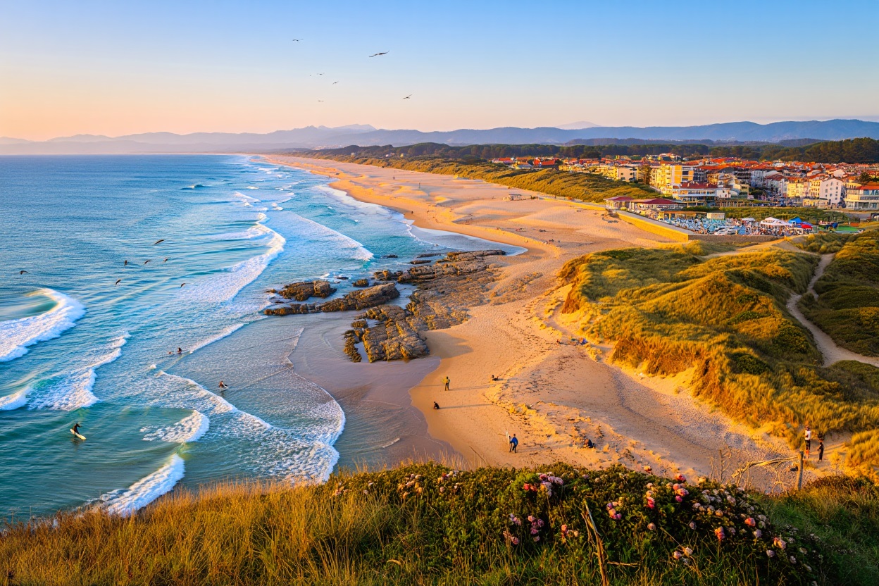 plages à couper le souffle à Anglet