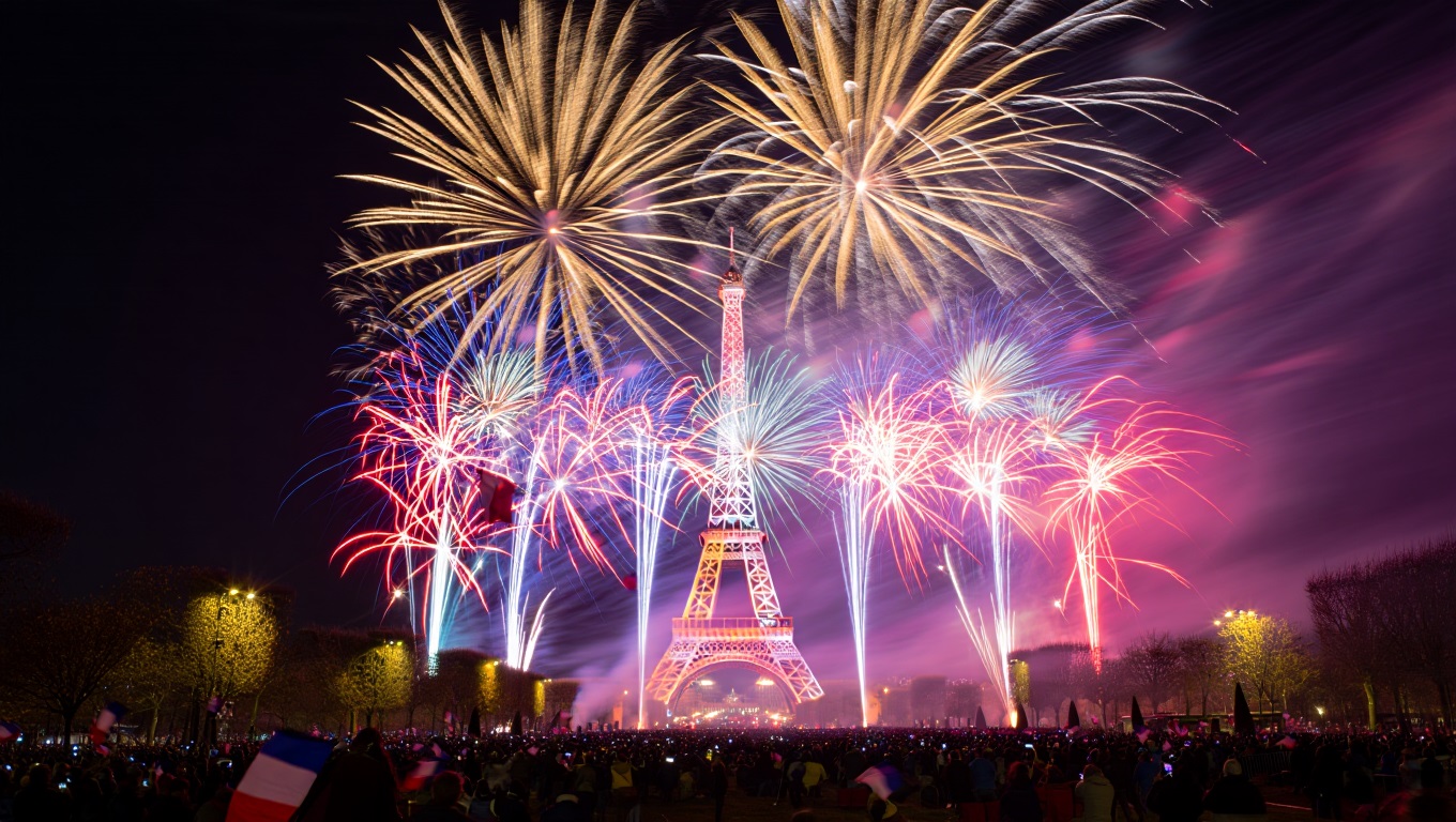 plus beaux feux d'artifice du 14 juillet