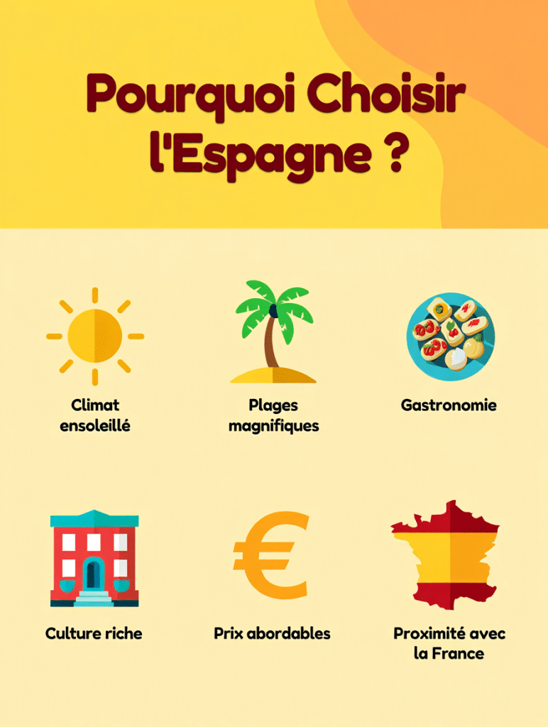 l’Espagne destination idéale 