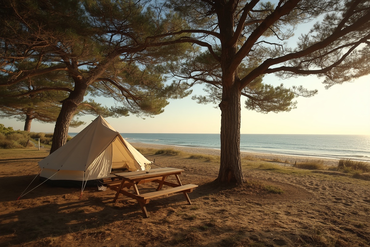 Camping au bord de la mer : bien choisir sa façade et son terrain